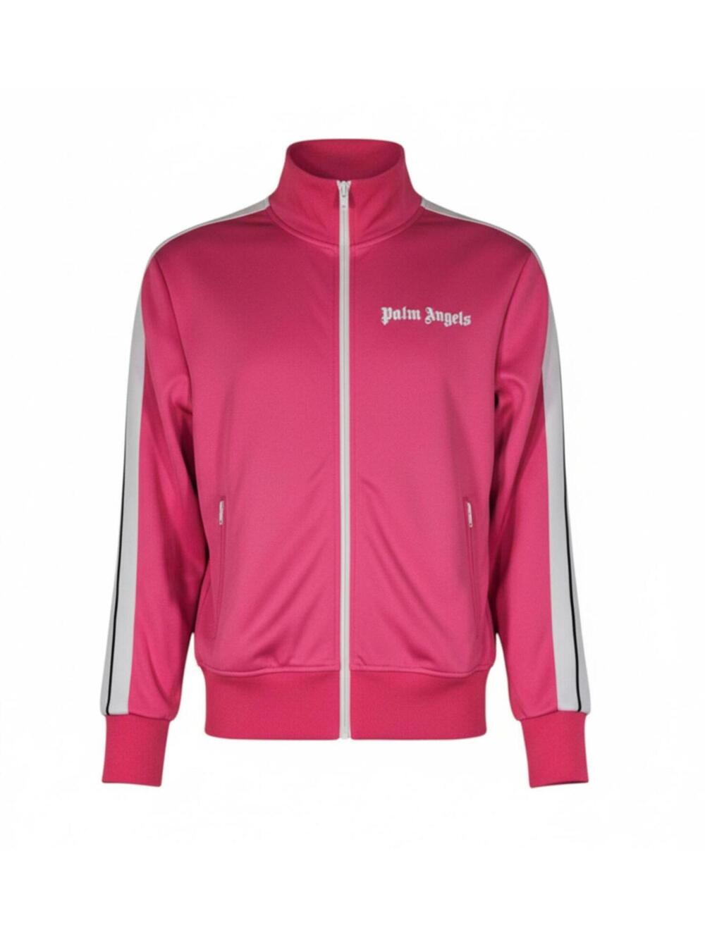 Palm Angels Track Jacket XS Hot Pink Icon Stripe Made in Italy 🌴